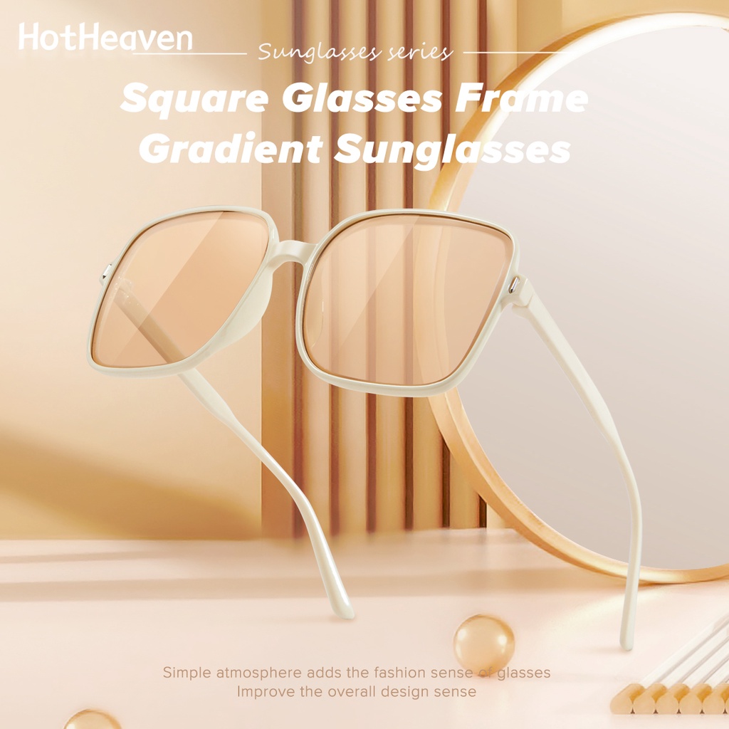 Kính Mát Gọng Vuông Chống Tia UV400 4 Màu Tùy Chọn Thời Trang Cho Nam Và Nữ