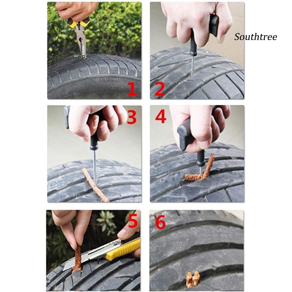 Bộ 5 Dây Vá Lốp Xe Hơi Không Ruột Tiện Dụng