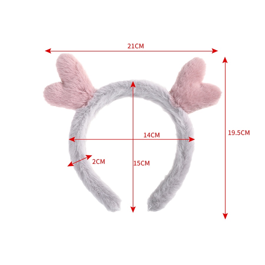 Cài tóc phối lông nhung mềm phong cách Hàn Quốc ngọt ngào đa năng cho nữ