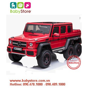 Ô tô điện trẻ em siêu sang Mercedes AMG-G63-MD318 (6 bánh, cánh mở, BH 1 năm)