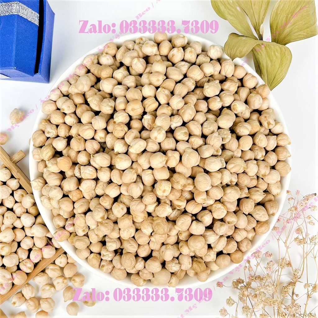 1KG Đậu gà trắng hữu cơ không biến đỗi Gen