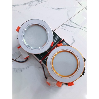 Đèn Led Âm Trần led downlight 3 chế độ màu 7w