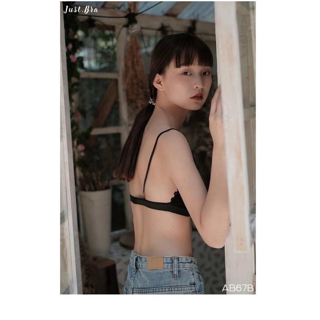 [Mã WABRJM1111 giảm 10% đơn 99K] Áo ngực tam giác Just Bra họa tiết ren tin tế AB67B | BigBuy360 - bigbuy360.vn