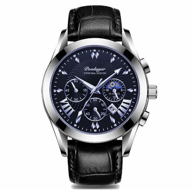 Đồng hồ nam dây chống nước chính hiệu POEDAGAR loại tốt 05A - RUBY | BigBuy360 - bigbuy360.vn