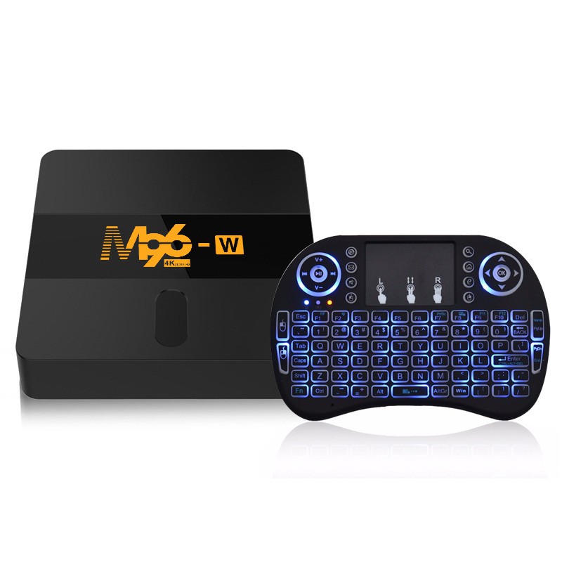 tivi box ram 2GB+16GB Android TV S905W thông minh 4K Cực kỳ HD Google tv box mytv m96-w băng tần wifi kép remote tv box