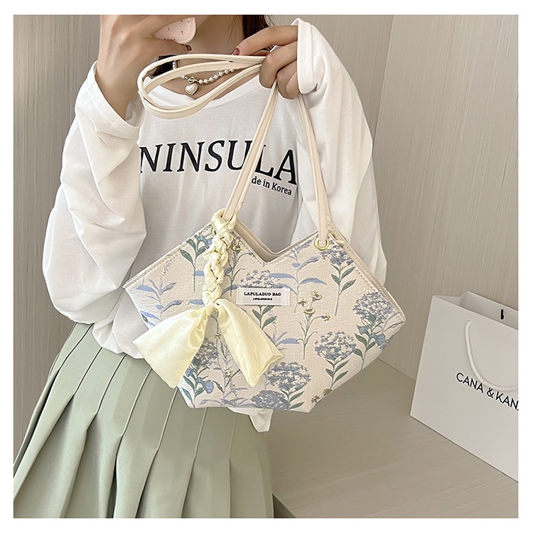 Túi đeo chéo JASMIN NOIR in họa tiết hoa xinh xắn thời trang dành cho nữ