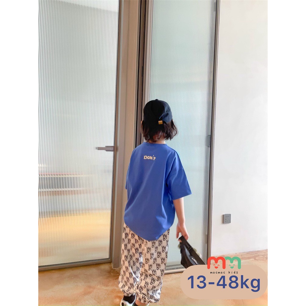 Set thể thao bé gái size đại cá tính thun cotton cao cấp mềm mịn mát, thấm hút tốt