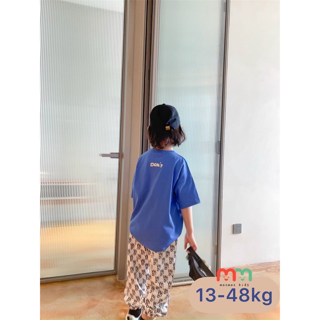 Set thể thao bé gái size đại cá tính thun cotton cao cấp mềm mịn mát, thấm hút tốt cho bé 30kg đến 42kg