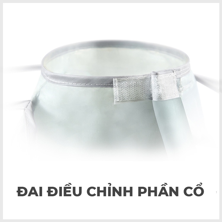 ✅ Áo Choàng Cắt Tóc Chống Thấm Nước Có Khay Hứng Chống Rơi Tóc Vụn Rơi Ra Sàn Khi Căt Tóc Tại Nhà, Salon Tóc