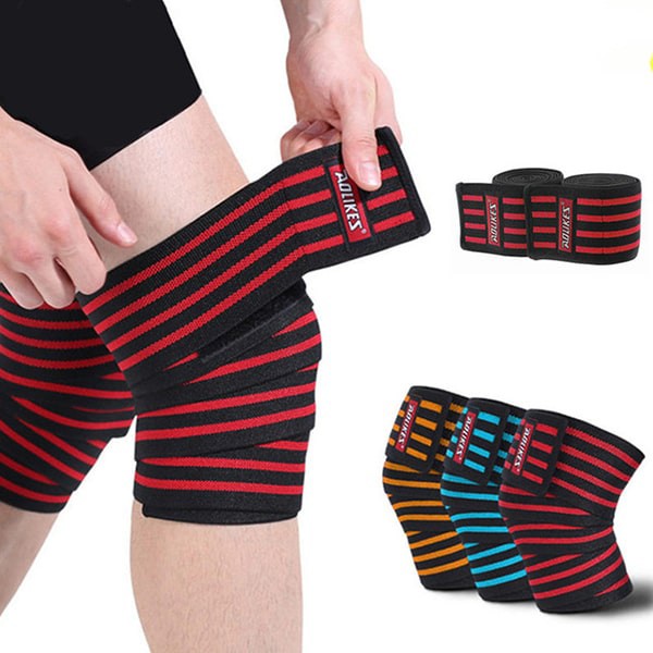 Băng Quấn Đầu Gối Aolikes Knee Wraps Dùng Trong Thể Thao, GYM(1 Đôi)