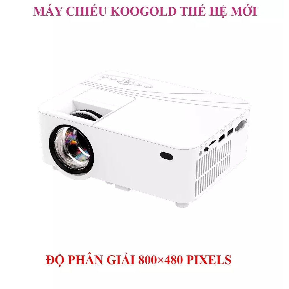 [Top sale] - Máy chiếu phim mini KooGold màn ảnh rộng,máy chiếu thế hệ mới,sản phẩm hot 2021 Bảo hành 1 Đổi 1