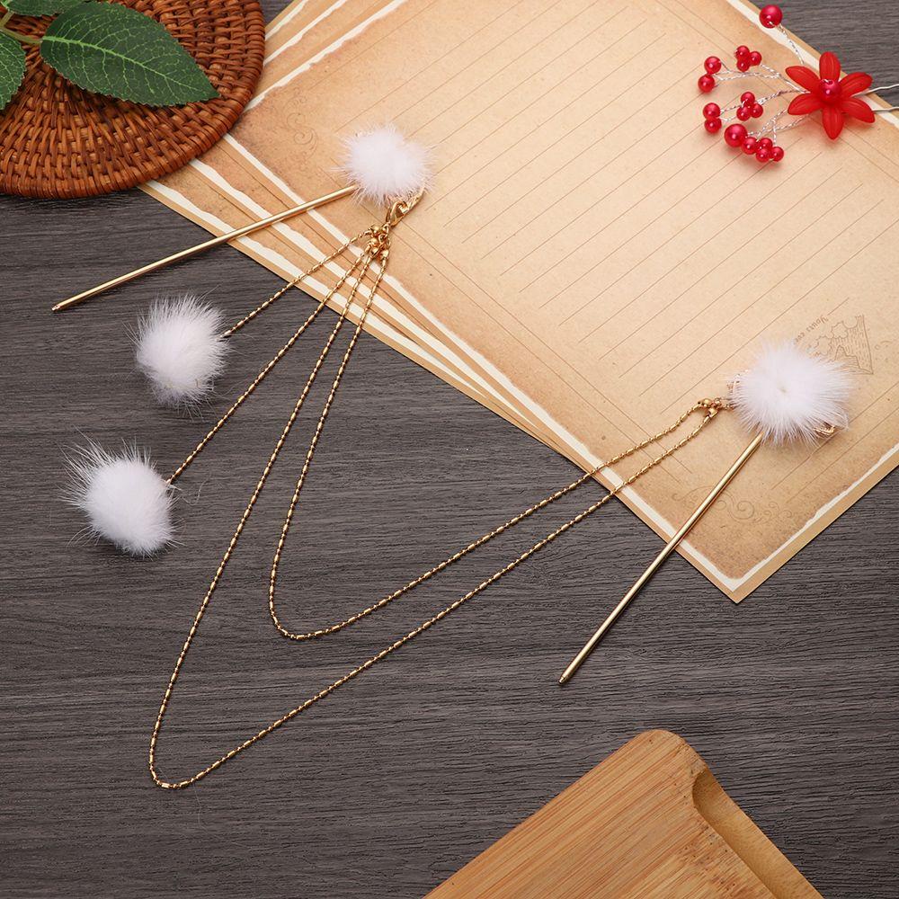 MISUPS Cài Tóc Hai Lớp Sợi Đôi Phong Cách Cổ Điển Cho Nữ