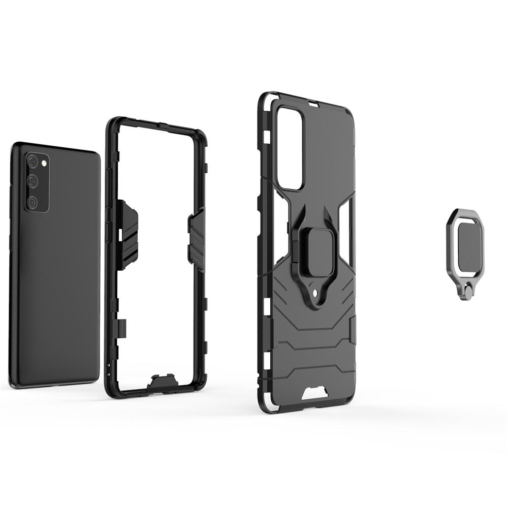 Ốp điện thoại cứng kiểu giáp có giá đỡ nhẫn cho Samsung Galaxy S20 FE Samsung S20 Ultra S8 S9 S10 Plus S10e Lite | BigBuy360 - bigbuy360.vn