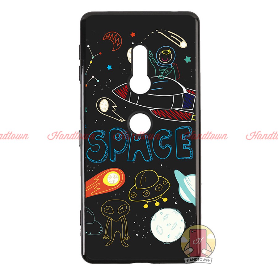 Ốp Lưng TPU Silicon Sony Xperia XZ1 XZ2 XZ3 XZ 1 X Z1 XZ 2 X Z3 Dẻo Đen Viền Bóng Lưng Nhám In Hình Nhiều Mẫu Phần A