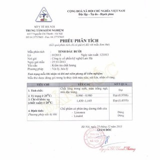 Tinh Dầu Hoa Bưởi