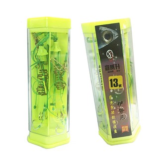 Hộp 4 bộ lưỡi câu lăng xê (lancer) câu cá chép, cá trắm, mè, rô phi, chim, cá tra- lưỡi lăng xê câu chép