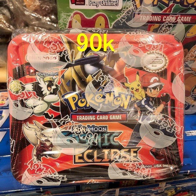 Bộ Bài Pokemon Hộp Sắt Loại To Nắp Liền Hàng Siêu Chuẩn Đẹp Trò Chơi Sưu Tầm