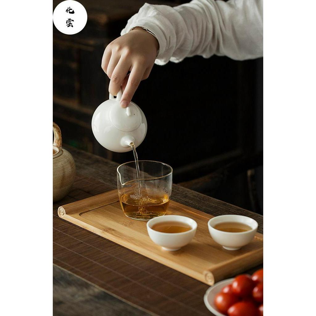 Bộ Ấm Trà Bằng Sứ Trắng Kiểu Nhật Bản Đơn Giản 230ml