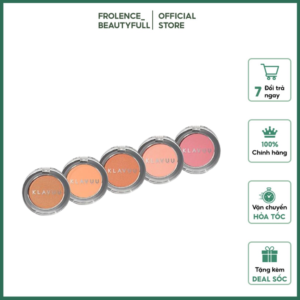 PHẤN MÁ Hồng Ngọc Trai Klavuu Urban Pearlsation Natural Powder Blusher (5.5g)