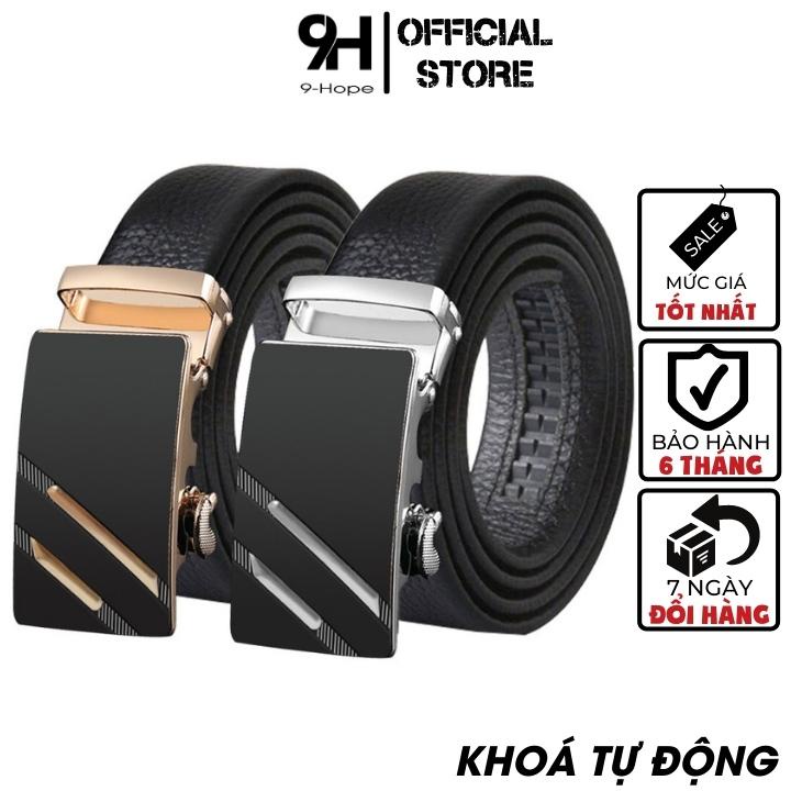 Thắt lưng nam da cao cấp khoá kim loại tự động phong cách sang trọng - Dây lưng nam TL27
