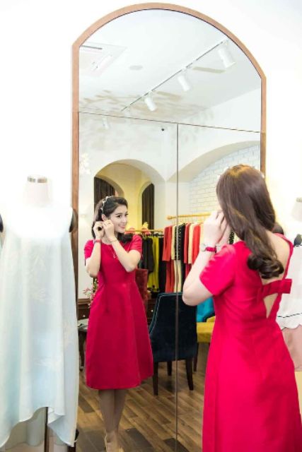 Thanh lí váy dự tiệc Pink kiss của Magonn