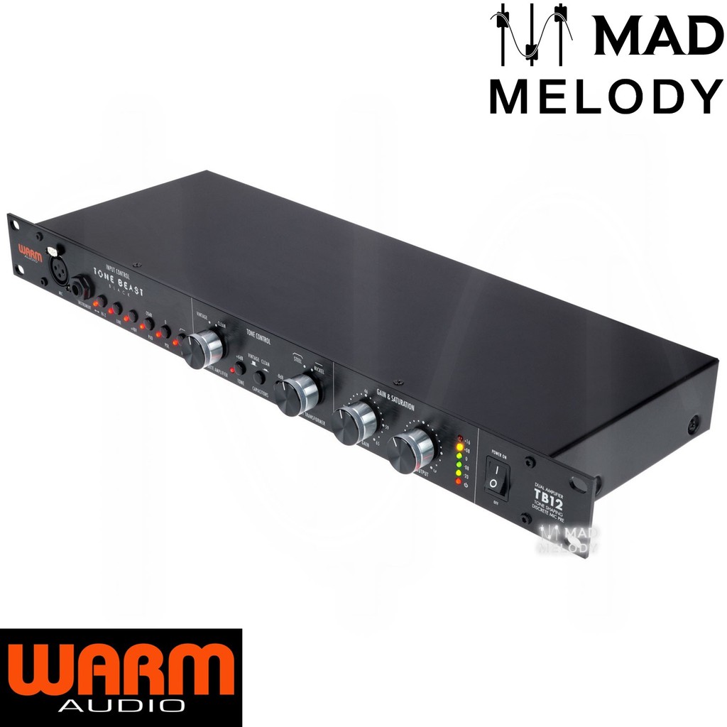 Warm Audio TB12 Tone Beast Microphone Preamp (Black) [tiền khuếch đại một kênh bán cao cấp, NEW & chính hãng]