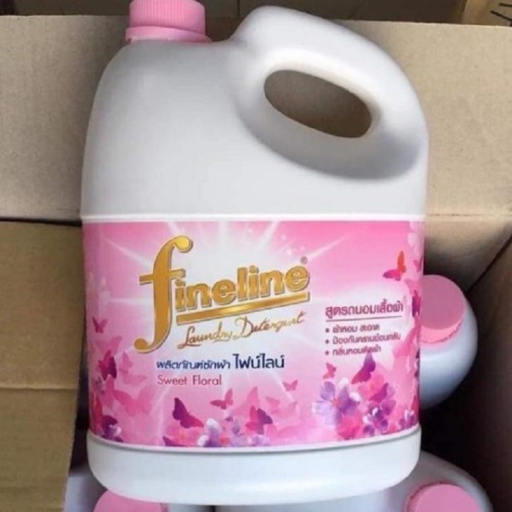 Nước Giặt FINELINE Thái Lan 3000ml Nhập Khẩu-Team Nhãn Đầy Đủ
