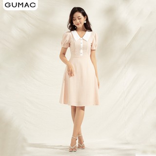 Đầm caro phối cổ DA1110 GUMAC