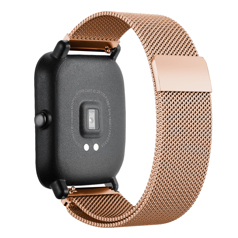 Dây Đeo Inox Milanese 20mm Thay Thế Cho Đồng Hồ Thông Minh Huami Amazfit Pop / Amazfit Gts 2 / Haylou LS02 / COLMI P8