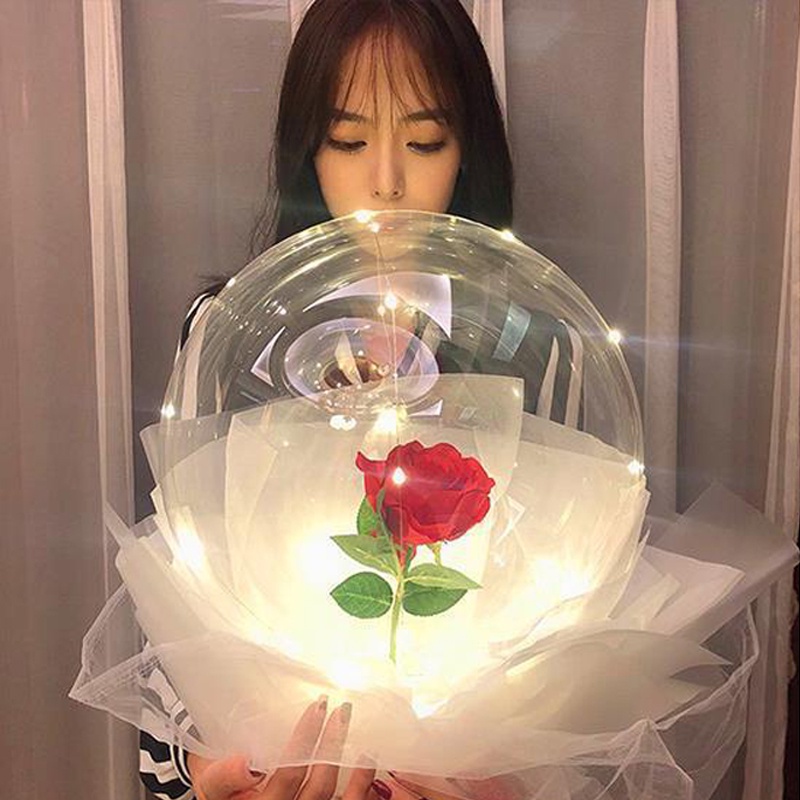 [Quà ngày lễ tình nhân]Bó Hoa Hồng Có Đèn Led Phát Sáng Độc Đáo