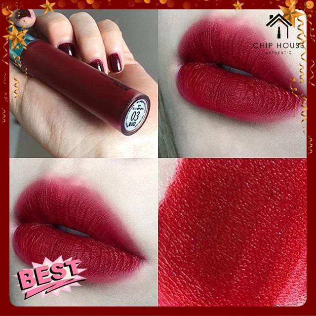 Son kem lì Bbia Last Velvet Lip Tint Version 1 5g (5 màu)