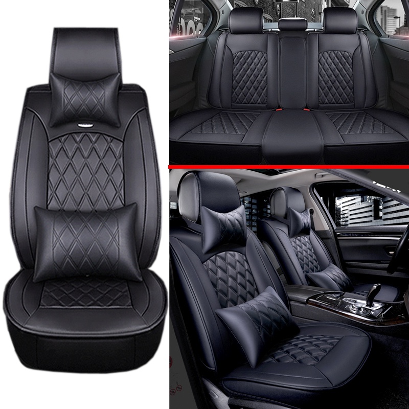 Bộ 5 bao ghế Ô Tô đẳng cấp sang trọng,có 2 bao ghế trước 2 gối đi kèm,và băng sau-83200