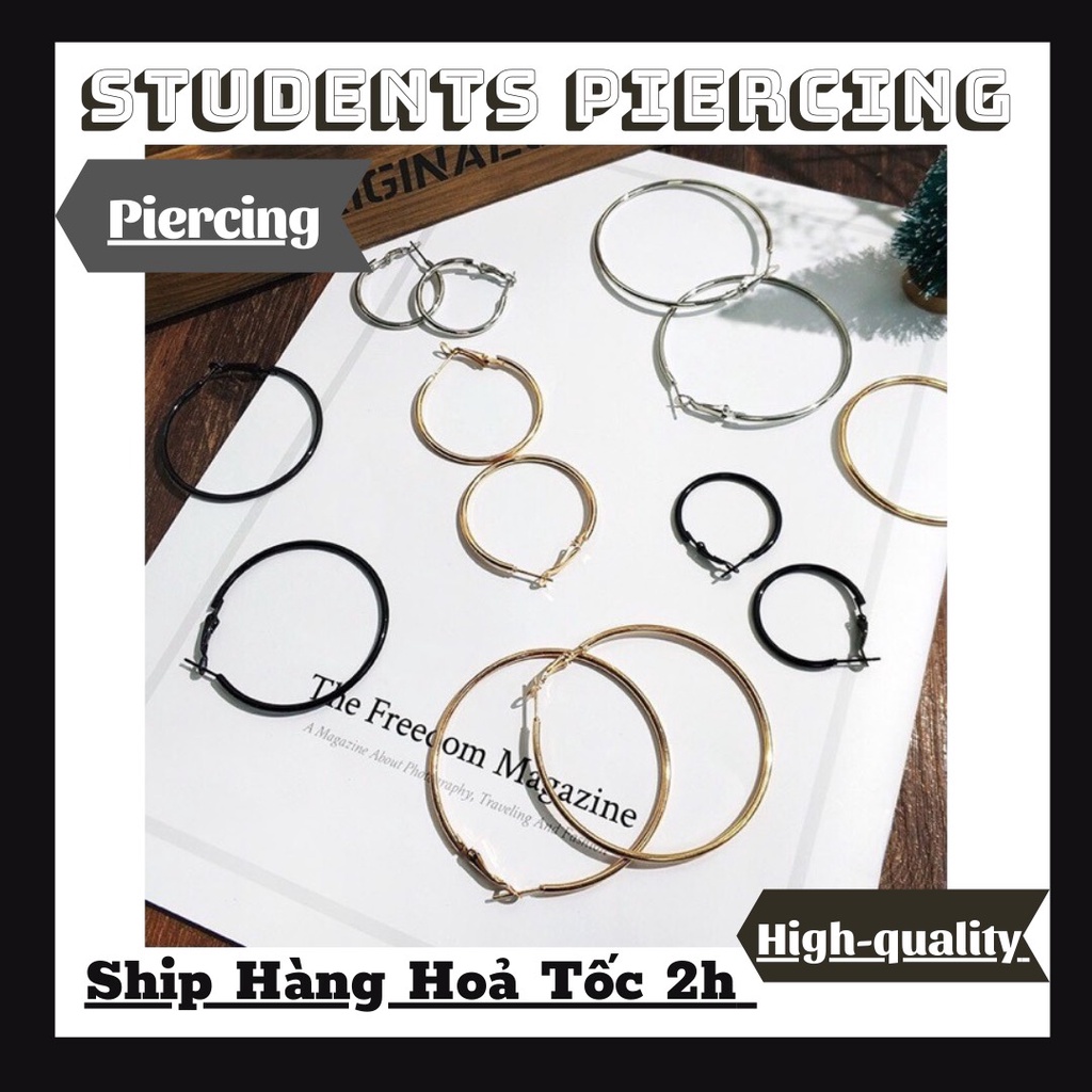 KHUYÊN TAI VÒNG NỮ SANG CHẢNH - CÁ TÍNH - KHUYÊN VÒNG SIZE TO