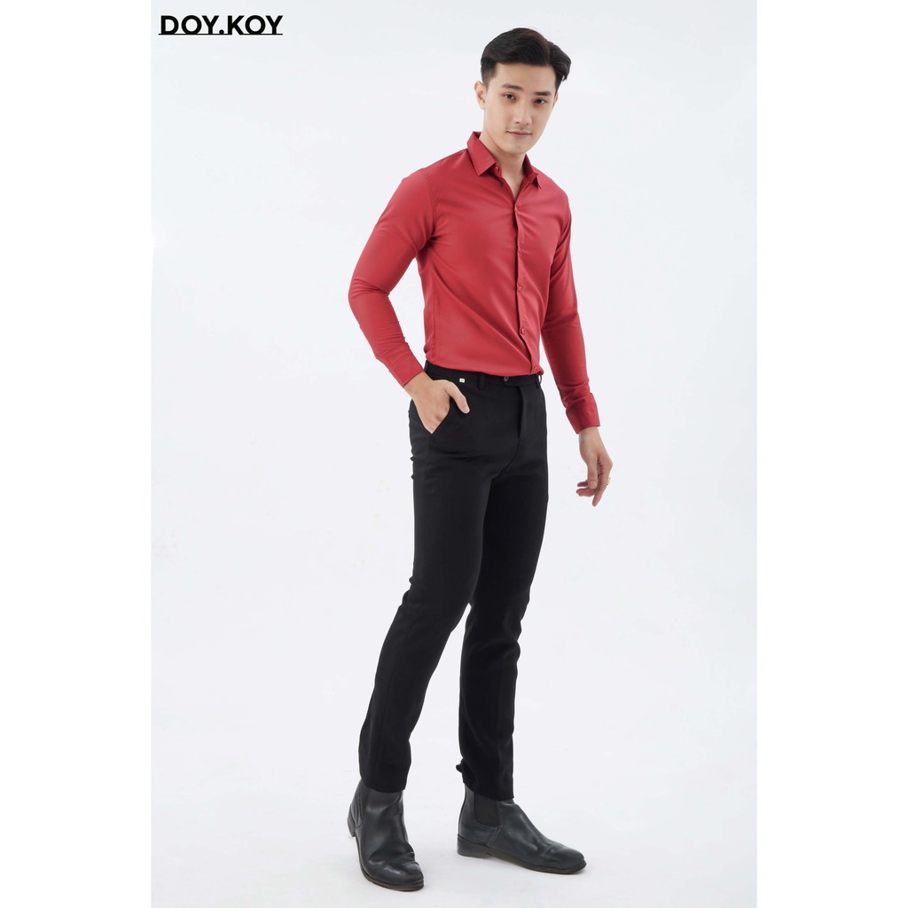 Quần tây nam công sở lịch lãm quần tây nam Hàn Quốc ống ôm đen, xám, xám đậm- DOY.KOY | BigBuy360 - bigbuy360.vn