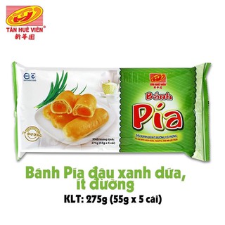 Pía ít đường đậu xanh lá dứa Tân Huê Viên