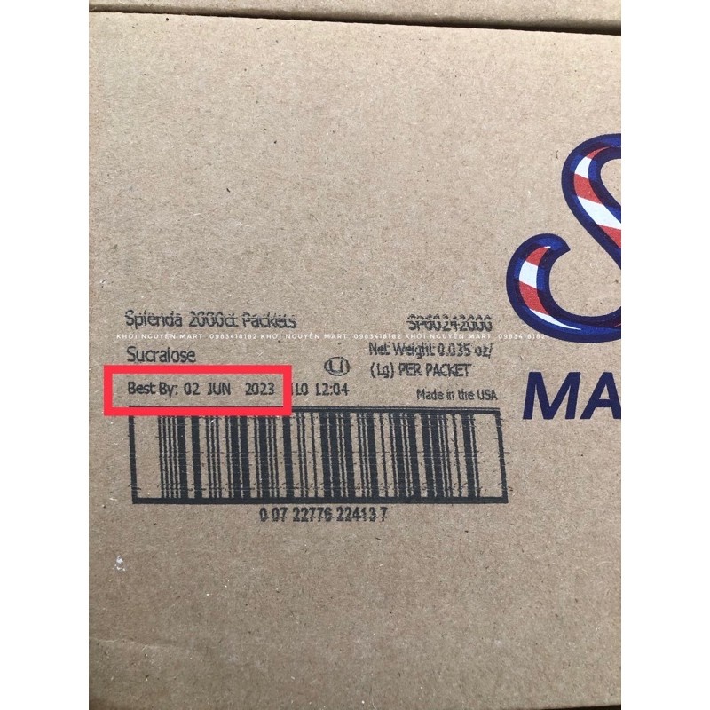 Đường Splenda Set 50 Gói(Đường Ăn Kiêng Dành Cho Keto Das)