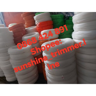 Cước cắt cỏ, cước đúc, dây thả diều 1kg, size từ 1mm - 5mm, màu sắc đa dạng, dùng nuôi hàu, thả diều ,cắt cỏ, dây buộc..