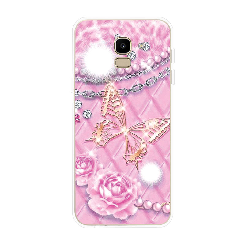 Ốp điện thoại bằng silicone TPU mềm hình bướm cho SAMSUNG GALAXY J2 PRO J4 + J6+ PLUS J8 2018