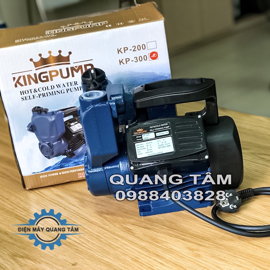 Máy Bơm Nước Chân Không Tự Mồi KINGPUMP KP-200 và KP-300 [Chính Hãng]