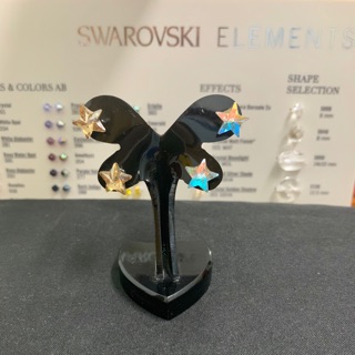 Bông tai pha lê Swarovski ngôi sao sát tai
