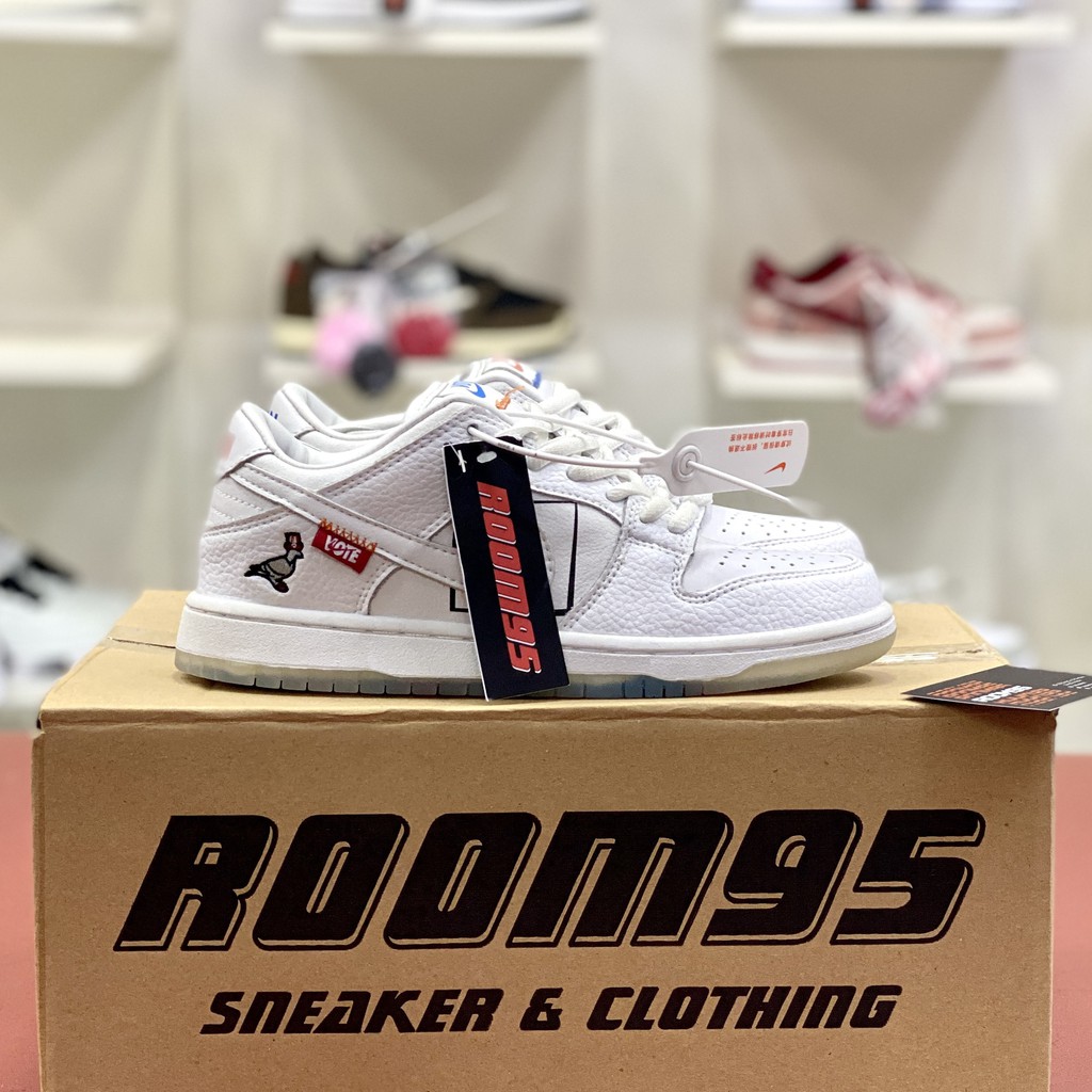 Giày thể thao sneaker ( JD_171 ) - SB DUNK LOW WHITE JUST VOTE
