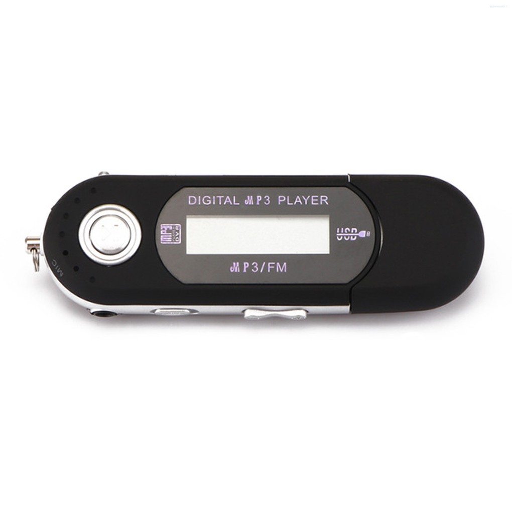 Portable Mini USB Flash LCD Digital MP3 Player Support Flash 32GB TF Card Slot Music Player FM Radio  💛Kitchentool