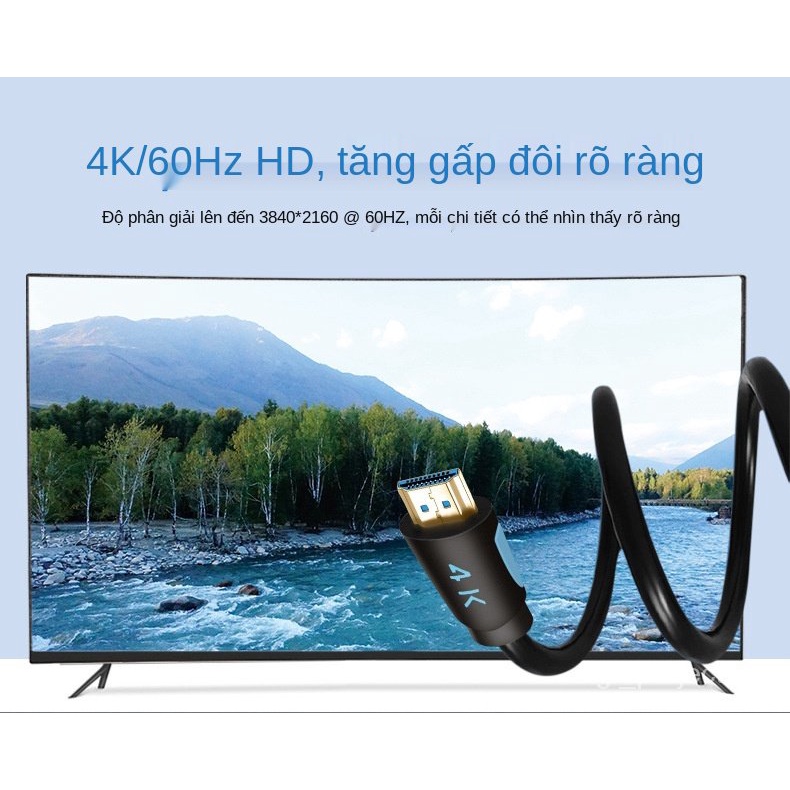SGT dây Cáp HDMI 2.0 3D 4K 60HZ Cao Cấp tốc độ cao, loại tròn 0.5m, 1m, 1.5m, 3m, 10m, tivi, máy tính, chuẩn full HD | BigBuy360 - bigbuy360.vn