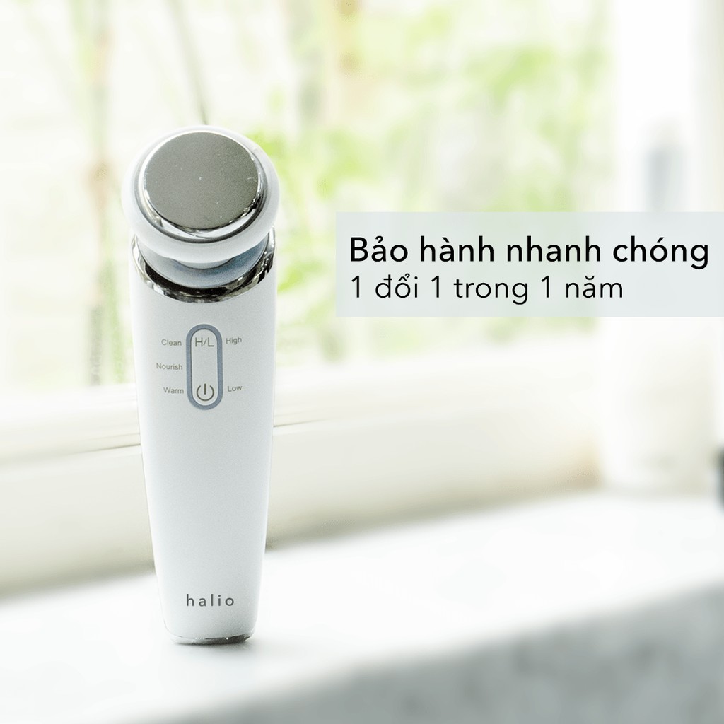 Máy Đẩy Tinh Chất Dưỡng Trắng Halio Ion Cleansing &amp; Moisturizing Beauty Device