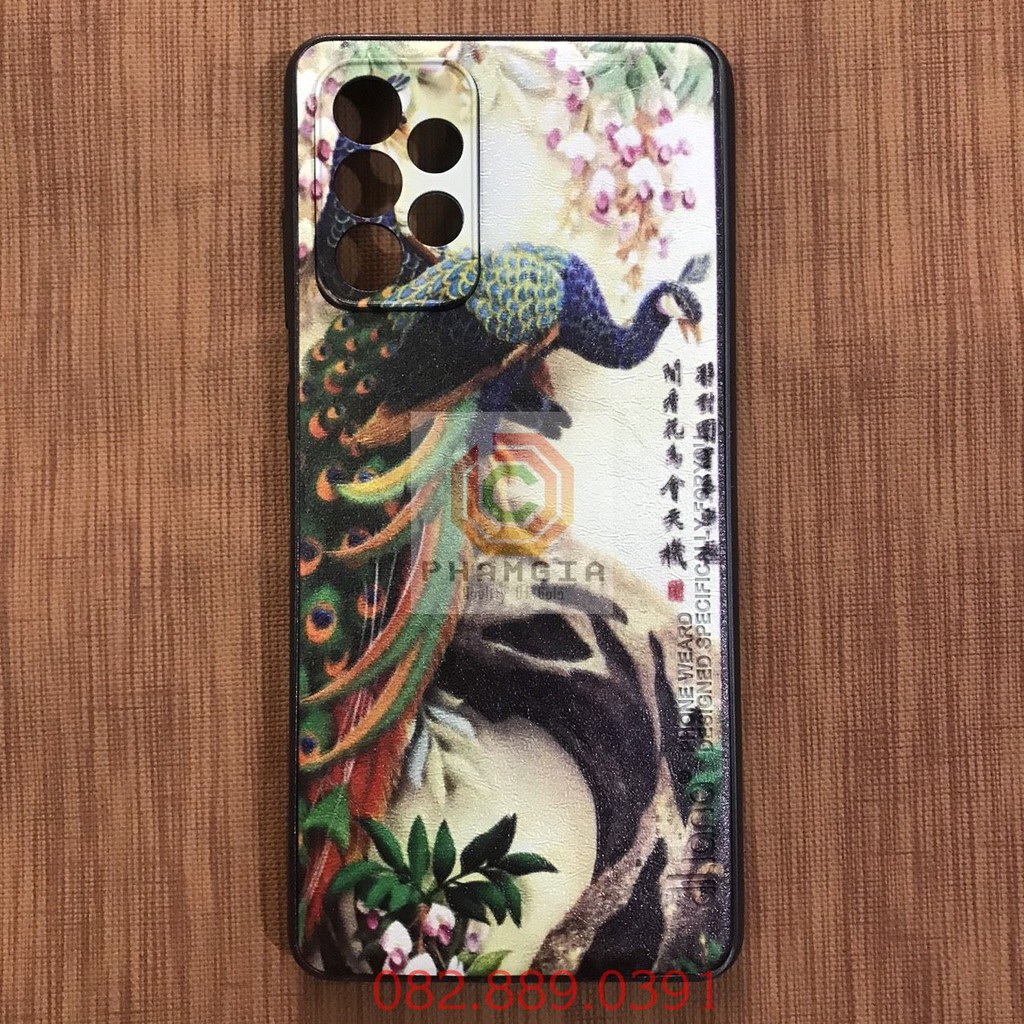 Ốp lưng Samsung A52 (4G/5G) / A72 (4G/5G) dẻo đen in hình thư pháp bảo vệ cam (P3)