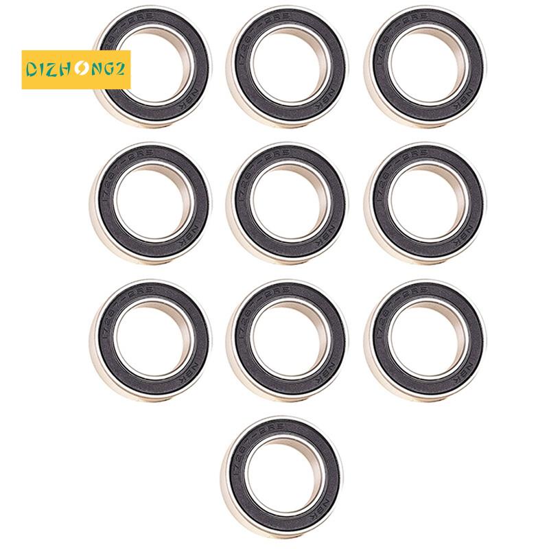 Set 10 Vòng Bi Trục Bánh Xe Đạp Palin NBK 17287-2RS Cho Máy KOOZER XM490 XM460 BM440