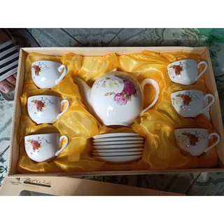 bộ ấm chén hàn quốc dáng bầu