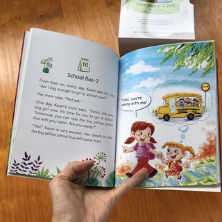 Bộ nhập - One story a day - For beginners (12c + Quét mã lấy file nghe)