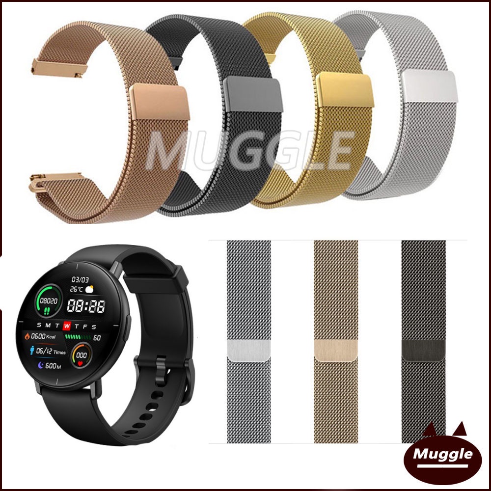 Dây Đeo Kim Loại Cho Đồng Hồ Thông Minh Xiaomi Mibro Lite Dây đeo Mibro Lite strap Đồng hồ thông minh Xiaomi Mibro Lite bands