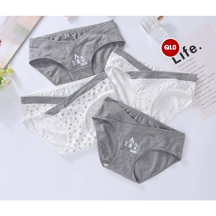 Quần Lót Bầu Cotton [Combo 4 chiếc]